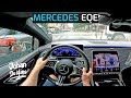 MERCEDES EQE 350+ 292 HP POV TEST DRIVE (659 KM RANGE!)