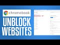 How To Unblock Websites On School Chromebook (2024) | Complete Tutorial Step by Step