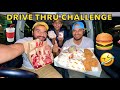 Let the person in front decide what we eat 🍔🥤drive thru challenge