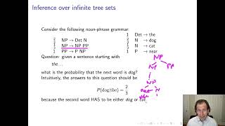 Probabilistic context-free grammars and the probabilistic Earley algorithm