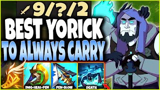 We got the Best Yorick Build Guide to ALWAYS CARRY ~ True Damage ARMY 🔥 LoL Top Yorick s12 Gameplay