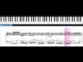 【 ピアノ譜読み・左手 】バッハ・インベンション第２番 bwv773 ♩=40