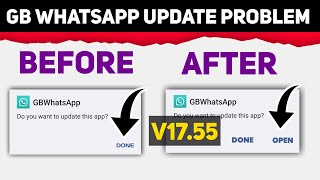Gb Whatsapp App Not Installed Problem|Gb Whatsapp Update Nahi Ho Rha|GbWhatsapp New v17.55 Update|