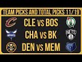 NBA Picks Today 11/19/2024 NBA Picks and Predictions NBA Bets Today