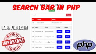 PHP Search Bar Implementation Tutorial