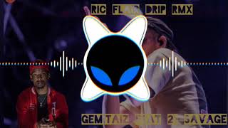 Gemitaiz - Ric Flair Drip RMX ( Feat. 21 Savage \u0026 Offset \u0026 Metro Boomin) [QVC8]