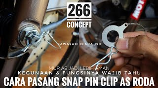 NINJA RR🔥PASANG SNAP PIN CLIP AS RODA🚀266 Concept✅️