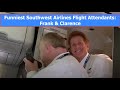 Funniest Southwest Airlines Flight Attendants Frank and Clarence (2015)