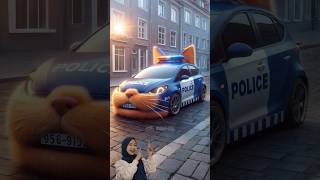 ❤️ Evolution of Cat : Police car 🥰 Cute cat #cat #cutecat #policecar #shorts