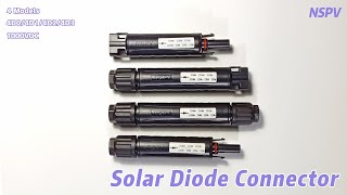 1000VDC solar diode connector