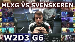 RNG vs TSM W2D3 - MLXG vs SVENSKEREN Player Experience (w/ Inori) | Group D LoL S6 Worlds 2016