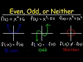 Even, Odd, or Neither Functions The Easy Way! - Graphs & Algebraically, Properties & Symmetry Even, Odd, or Neither Functions The Easy Way! - Graphs & Algebraically, Properties & Symmetry