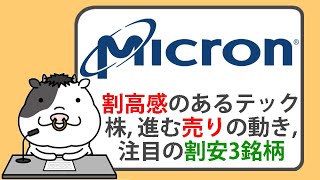 割高感のあるテック株、進む売りの動き、注目の割安銘柄【2025/01/14】