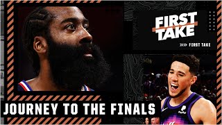 TOUGHER journey to the Finals: Phoenix Suns or Philadelphia 76ers? | First Take