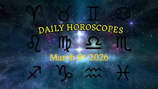 March 8th 2026 The Stars Reveal Your Fate Today! All Zodiac Signs #astrology #dailyhoroscope #zodiac