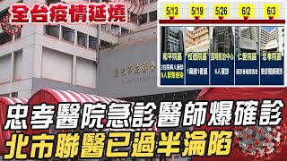 【每日必看】忠孝醫院急診醫師爆確診 北市聯醫「已過半淪陷」@中天新聞CtiNews 20210603