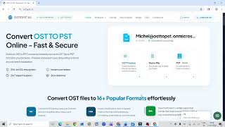 Securely Convert OST to PST Online | No Software Installation Required