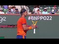 brilliant rafa nadal tennis vs opelka in indian wells for 18th straight win to start 2022