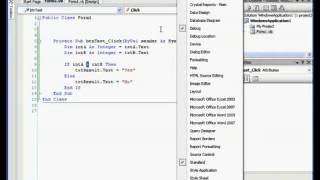 Visual Basic / Visual Studio Video Tutorial - Basic Debugging