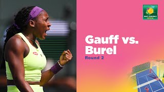 Coco Gauff vs Clara Burel Highlights | Indian Wells 2024