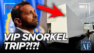 Kash Patel SLAMMED for DISGRACEFUL 'VIP Snorkel' TRIP