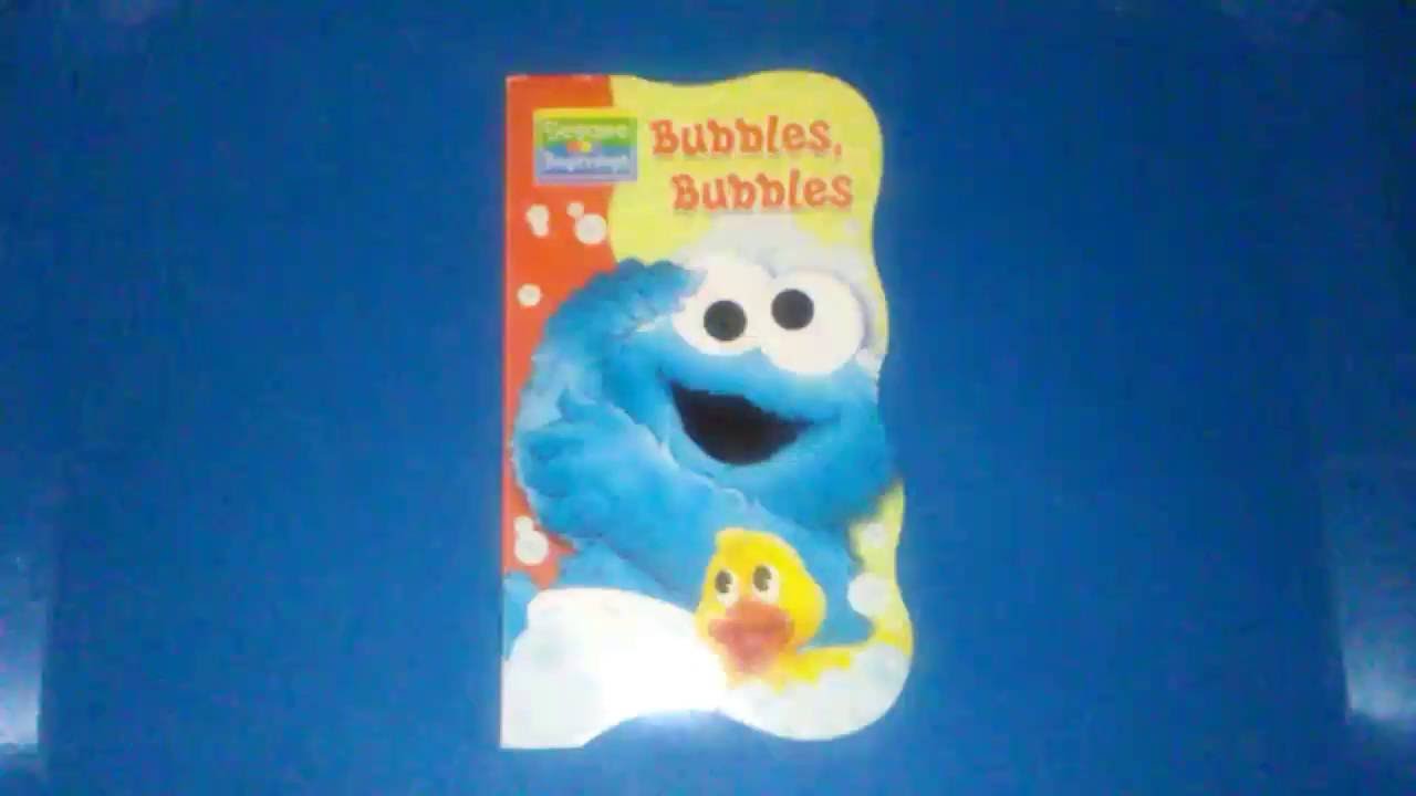 Sesame Street "Bubbles, Bubbles" Read-aloud Children Book - YouTube