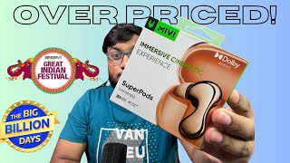 Mivi superpods immersio unboxing || Amazon great indian sale launch