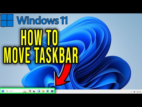 КАК ПЕРЕМЕЩИТЬ ПАНЕЛЬ ЗАДАЧ ВЛЕВО В WINDOWS 11