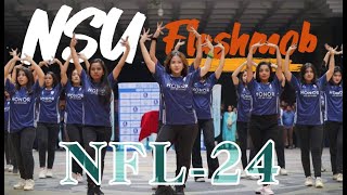 Flashmob || North South University || NSU Football League 2024 #flashmob  #nsu  #trend #dance