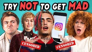 College Kids React To Try Not To Get Mad Challenge (Game Of Thrones, Lil Pump)