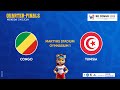 🤾 DAY 6/ QUARTER FINAL // CONGO VS TUNISIA  // 26TH CAN SENIORS DAMES KINSHASA 2024