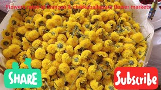 Flowers rates at chikkaballapura market 10 january 25