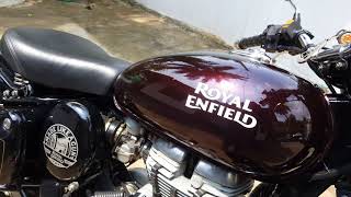 Royal Enfield Classic 350 morello red  custom edition 4k