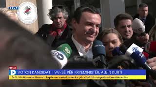 Albin Kurti flet pas votimit: Ditë e re, me diell, votoni për 4 vitet e ardhshme