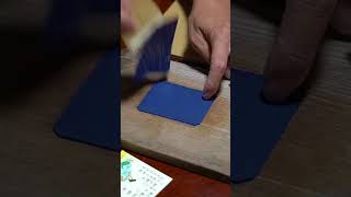 The process of making traditional Japanese playing cards... #shorts #short