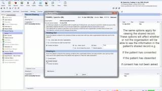 SystmOne: How to change a patient's record sharing preferences