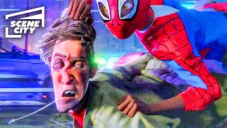 Into The Spiderverse: Meeting Peter B. Parker (MOVIE SCENE) | With Captions