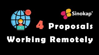 4 Proposals for Working Remotely | 远程办公整体解决方案