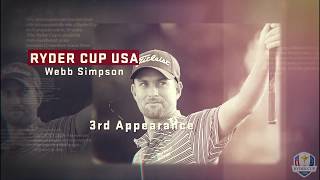 Webb Simpson's Player Profile | 2018 Ryder Cup