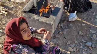 Marzieh and Fatemeh's hard work for gardening