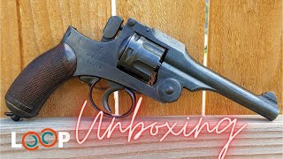 Unboxing revolver 733 blank gun