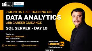 DATA ANALYTICS WITH CAREER GUIDANCE - SQL SERVER - DAY 10 - STORED PROCEDURE, VIEWS