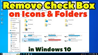 How To Disable Or Remove Checkbox From Desktop Icons And Folders In ...