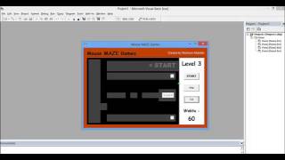Mouse MAZE Games using Visual Basic 6.0 (Labirin Game)