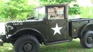 HD VIDEO 1952 M37 MT37 MILITARY DODGE TRUCK T245 FOR SALE WC 51 WC 52 AIR FORCE ARMY