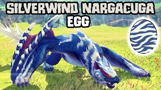 SILVERWIND NARGACUGA DEVIANT MONSTER EGG IN HAKOLO SUPER RARE MONSTER DEN - MONSTER HUNTER STORIES 2