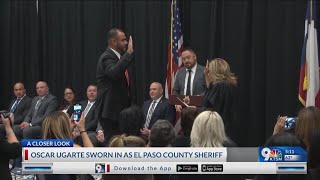 Ugarte sworn in as El Paso County sheriff on New Year’s Day