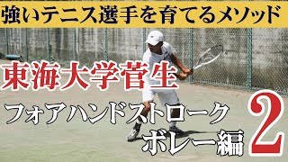 【矢崎篤監督のテニス指導法・練習法】強いテニス選手を育てるメソッド～フォアハンドストローク・ボレー編～ Disc2　SAMPLE