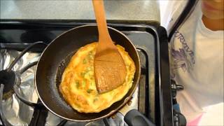 Elisa Cooking Show Big Breakfast - Scallion Omelette