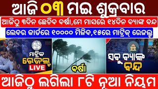 today's morning news odisha/3 May 2024/heavy to heavy rain/odisha news today/odisha samachar